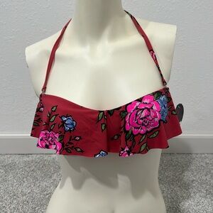 New Floral Bandeau Bikini Top